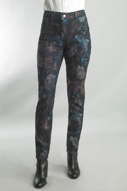 Women's Floral Reversible Pants