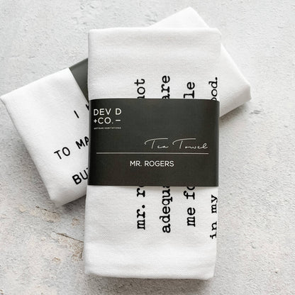We Used To Eat Cake After Someone Had Blown On It  Tea Towel