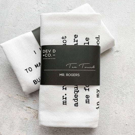 We Used To Eat Cake After Someone Had Blown On It  Tea Towel