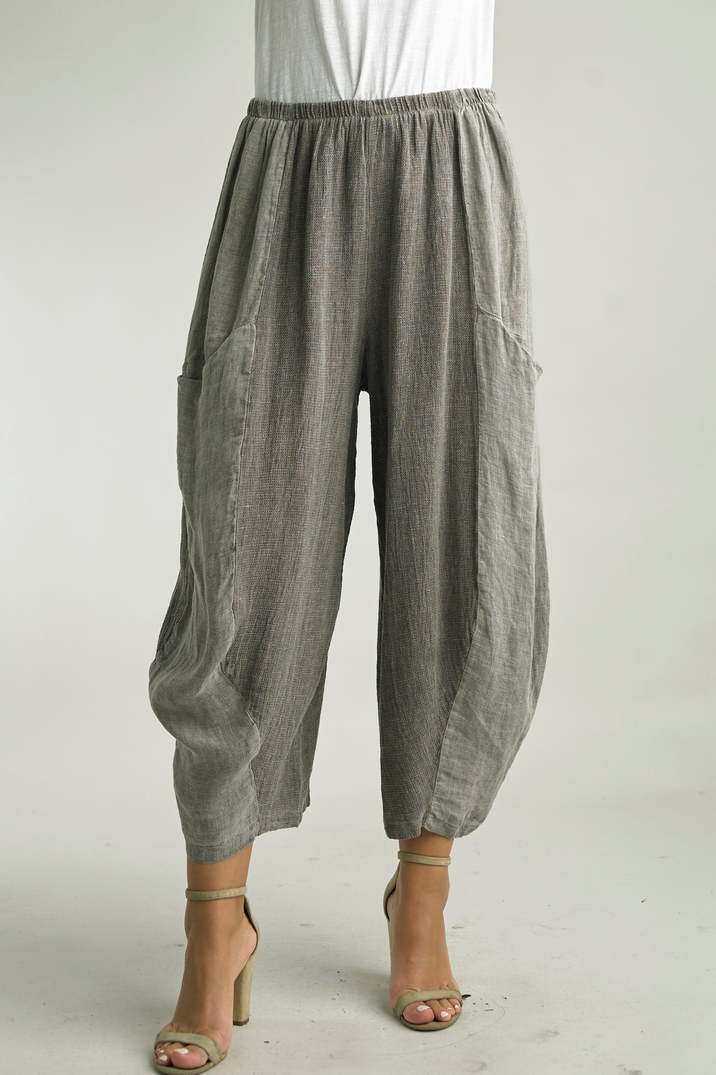 Women's Washable Linen Balloon Pants