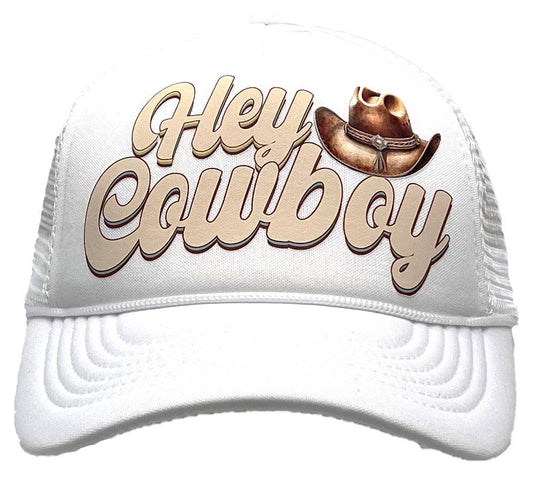 Hey Cowboy Women's Foam Trucker Hat Baseball Cap