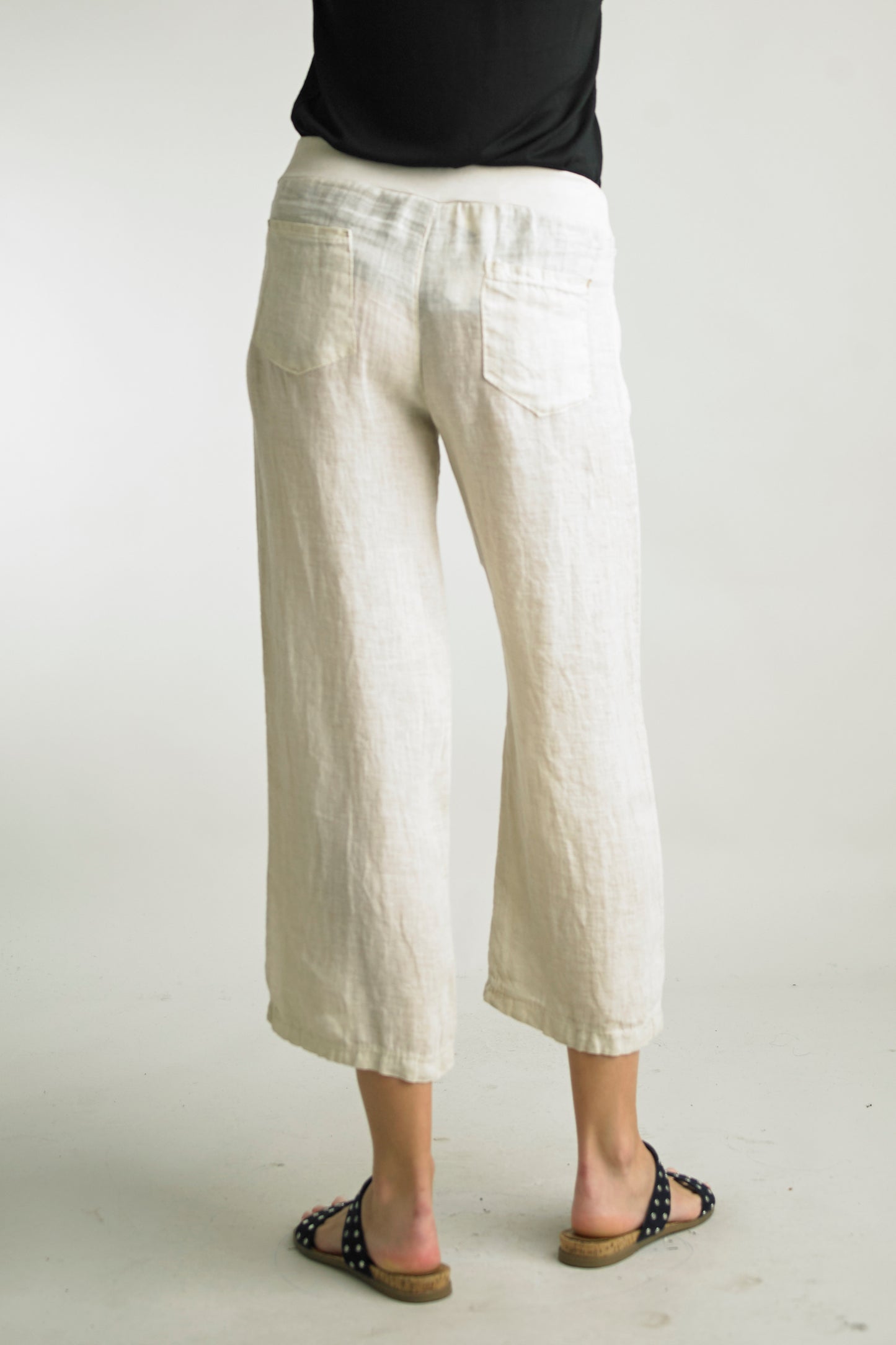 Women's Linen Crop Pant