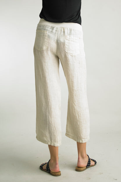 Women's Linen Crop Pant
