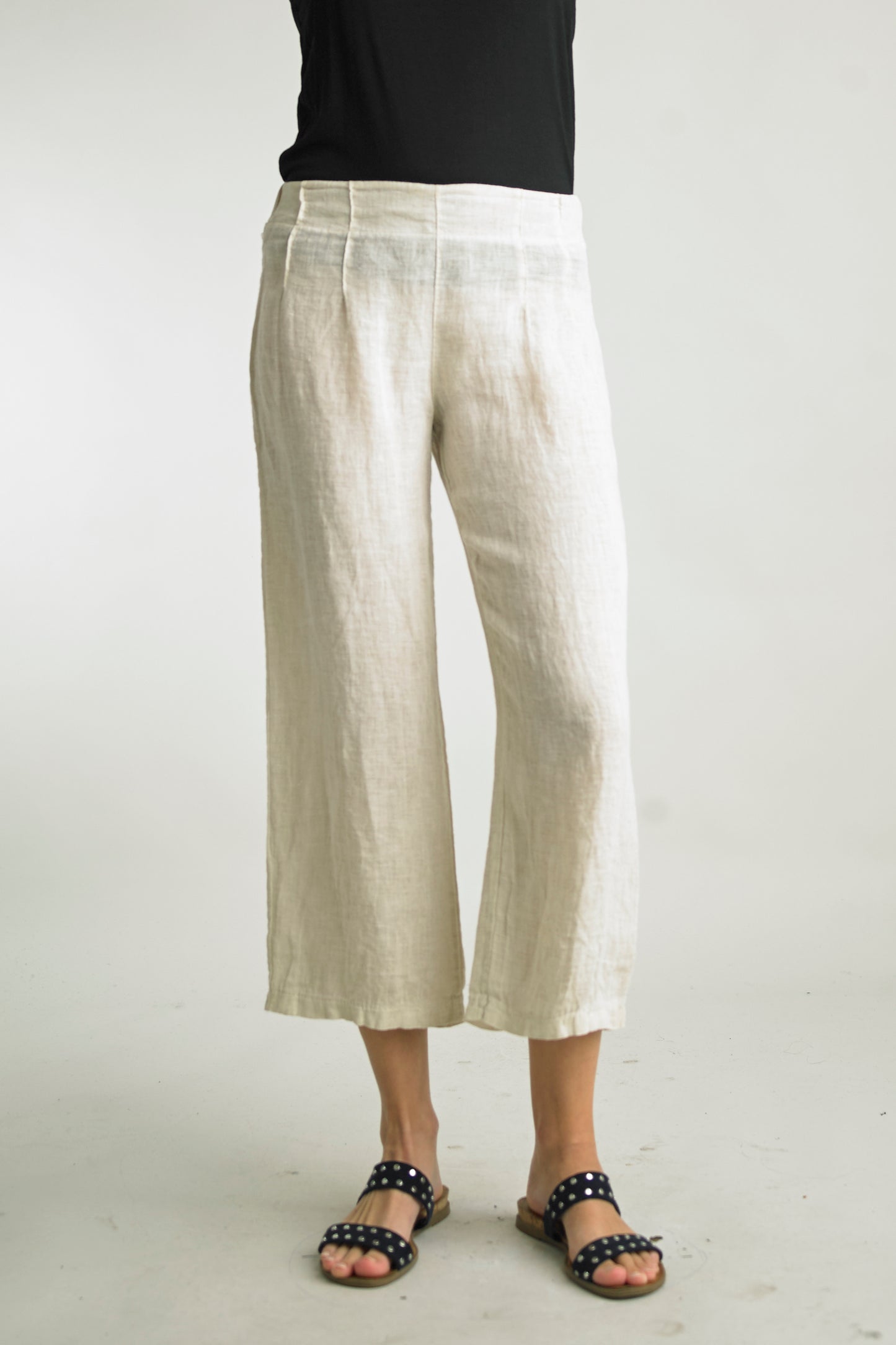 Women's Linen Crop Pant