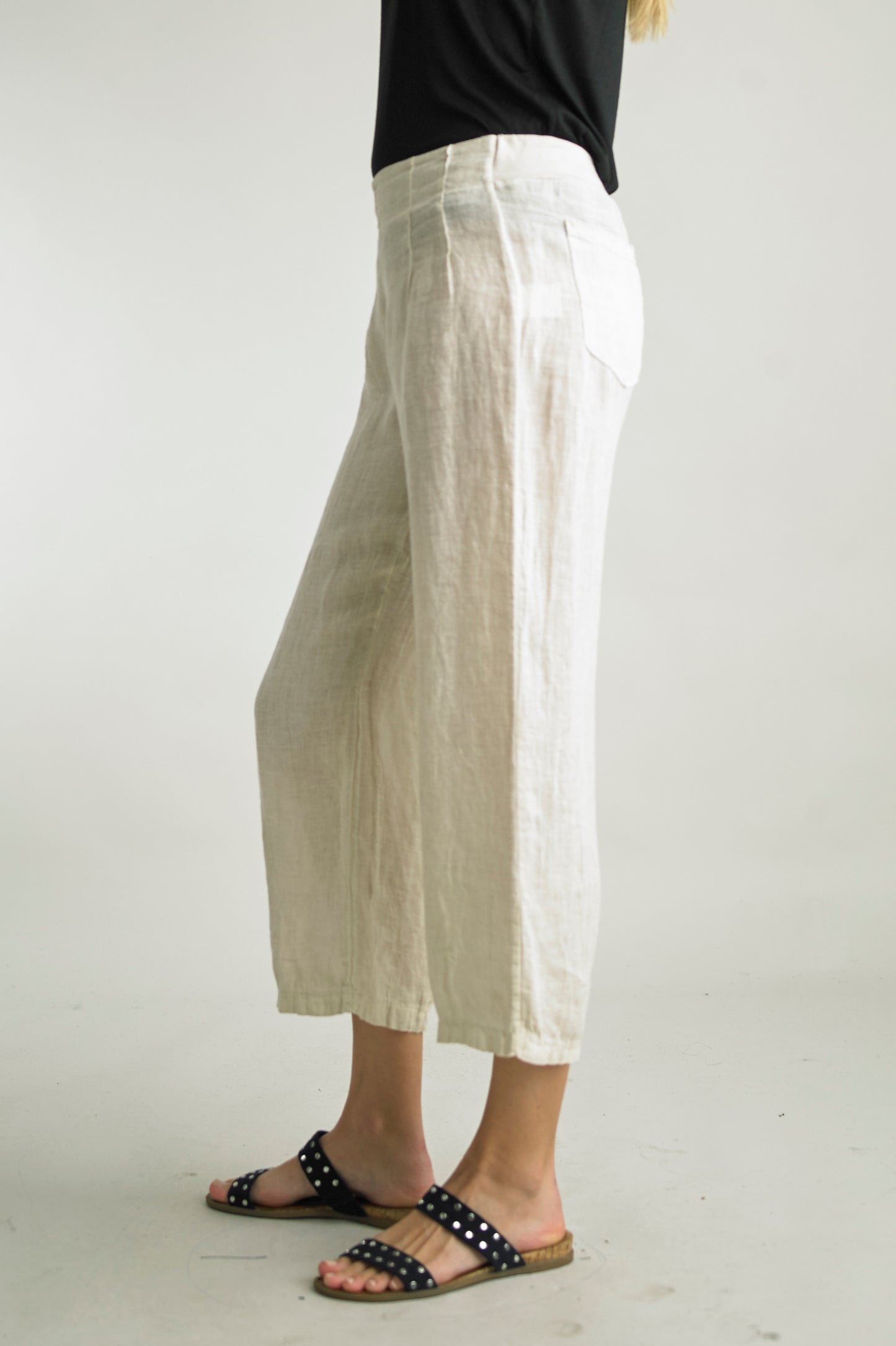 Women's Linen Crop Pant