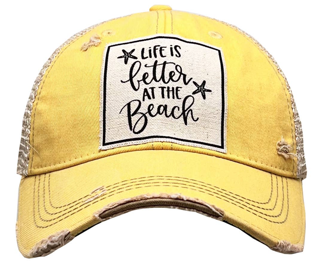 Life Is Better At The Beach Trucker Hat Baseball Cap