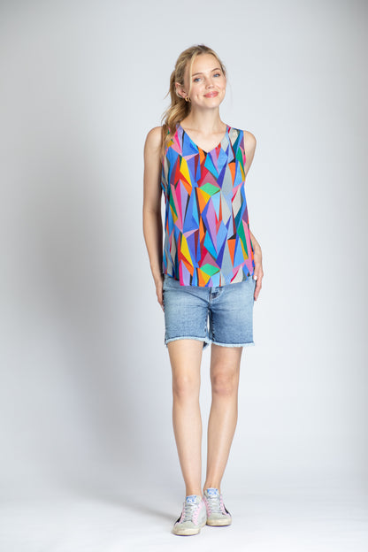 Women's V-Neck sleeveless Tank Top