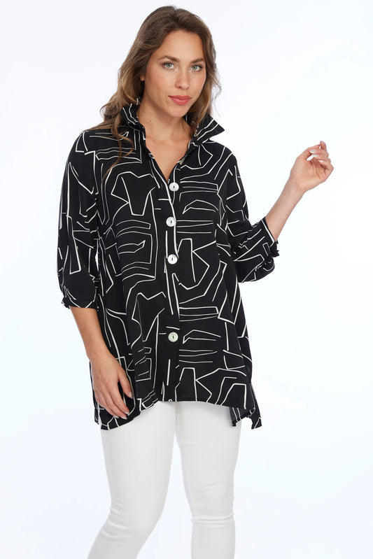 Women's Dora Wire Collar Button Down Shirt