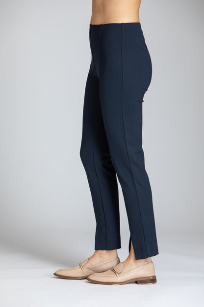 Pull-on Ponte Pant w/ Split hem