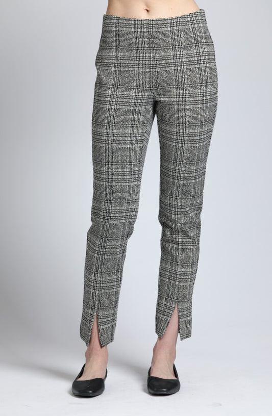 Pull-on Ponte Pant w/ Split hem