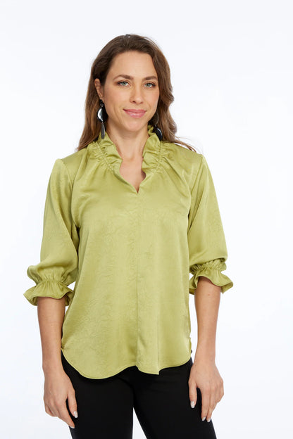 Women's Hailey Ruffle V-Neck Women's Top