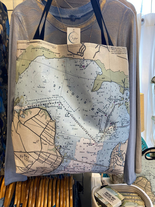 BSL Custom Map Tote Bag