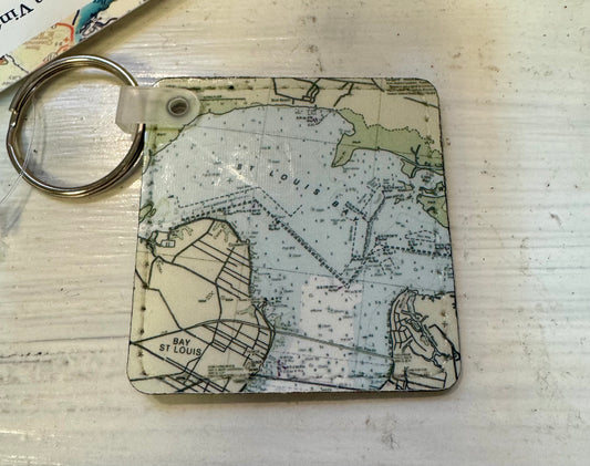 Custom Map Keychain