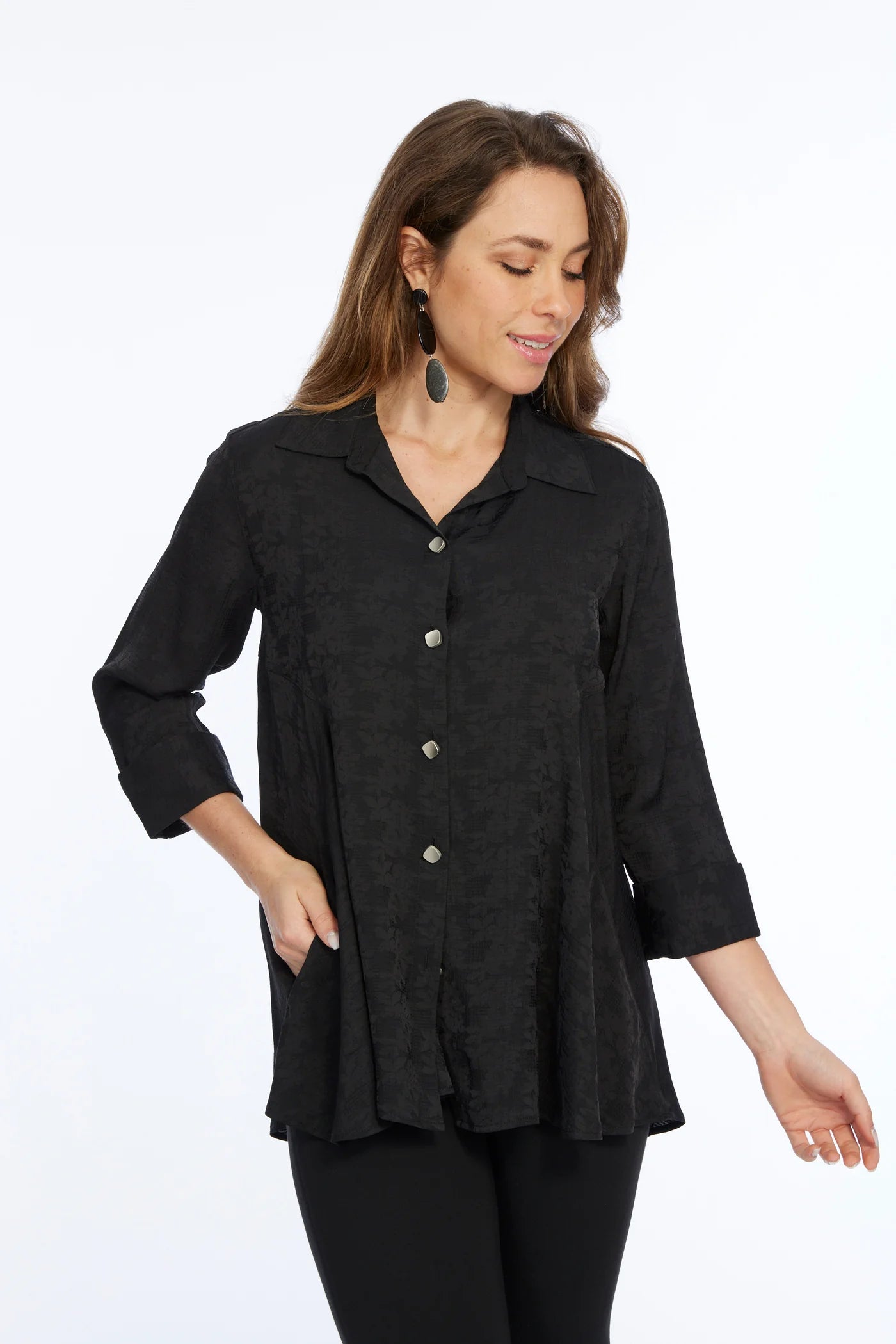 Women's Valor Button Down Tunic w/Pocket Details