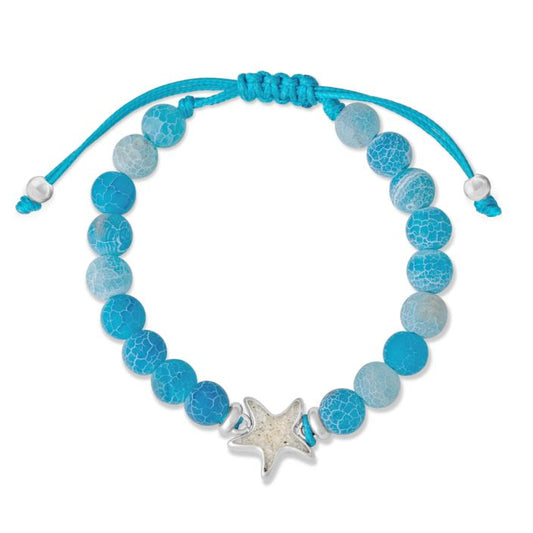 Beaded Bracelet Adjustable Starfish