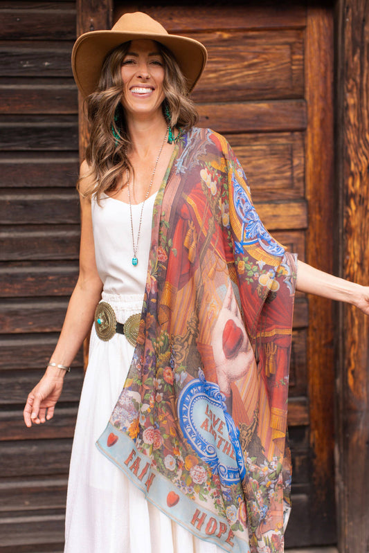 Love Language Bohemian Bamboo Scarf