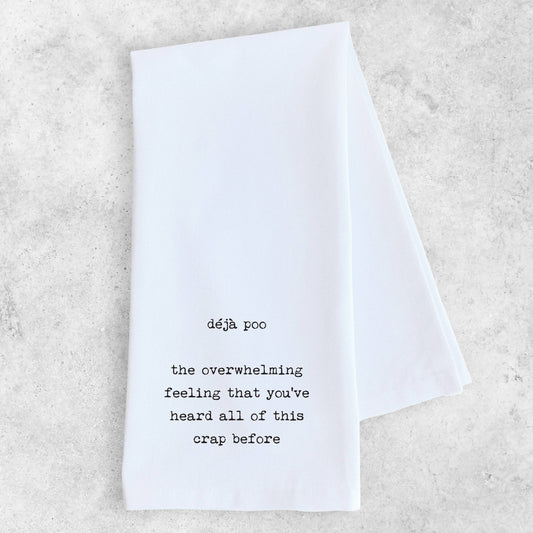 Deja Poo - Tea Towel - Bay-Tique