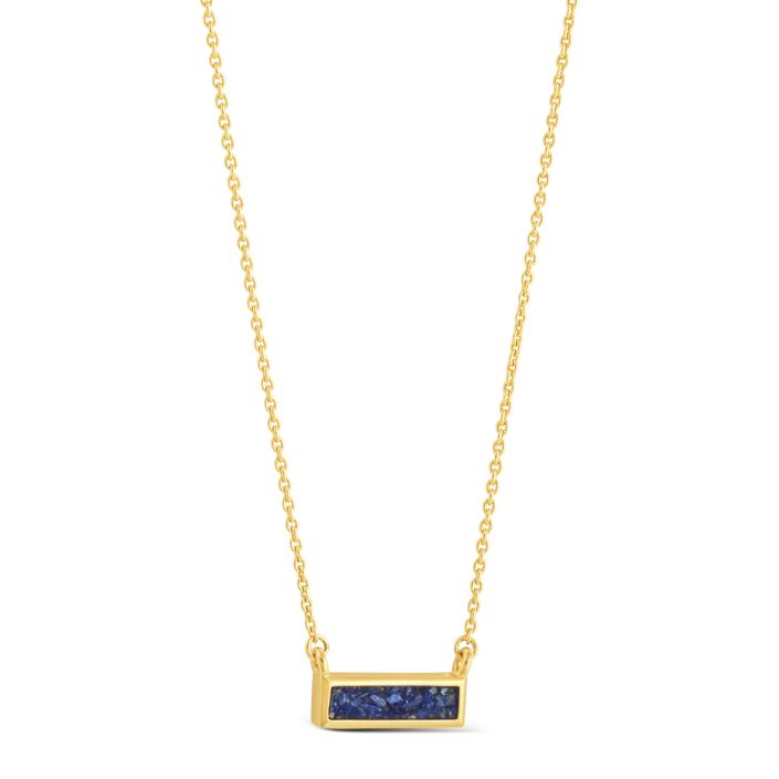 Delicate Dune Bar Necklace 14K Gold Vermeil