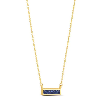 Delicate Dune Bar Necklace 14K Gold Vermeil