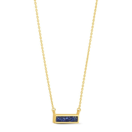 Delicate Dune Bar Necklace 14K Gold Vermeil