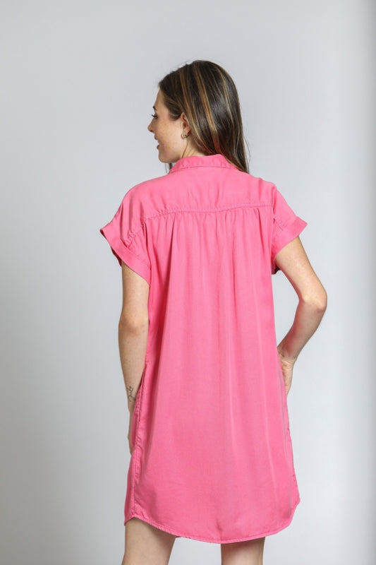 Women's Pocket Shirt Dress