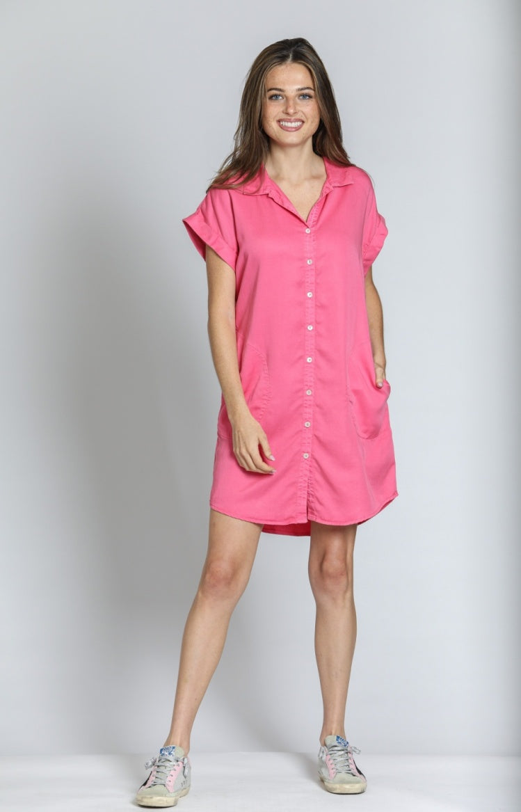 Women's Pocket Shirt Dress