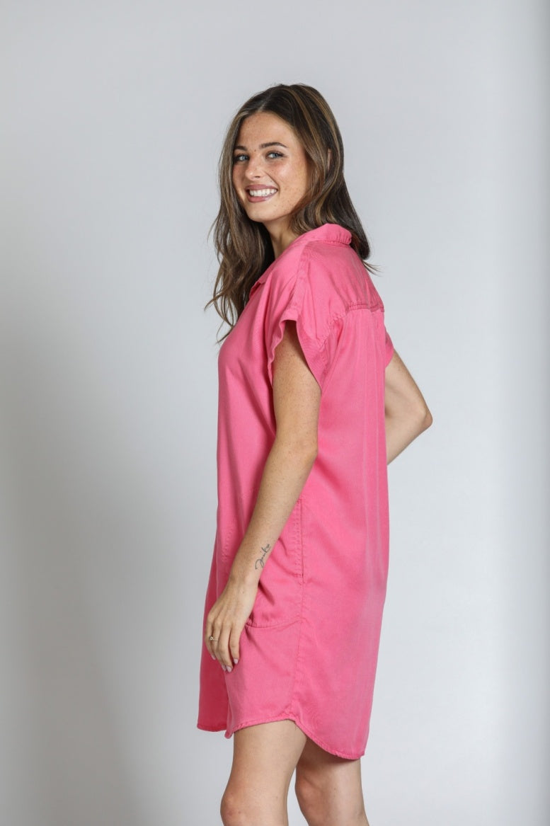 Women's Pocket Shirt Dress