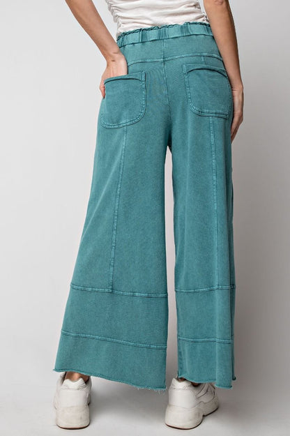 Women's Mineral Washed Terry Knit Pants Women's