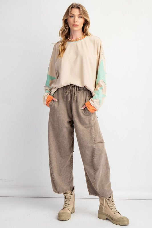 Mineral Washed Vintage Harem Pants Women's