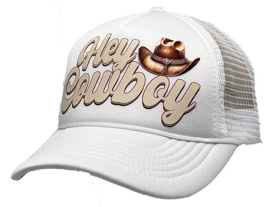 Hey Cowboy Women's Foam Trucker Hat Baseball Cap