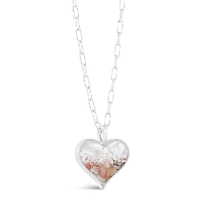 Heart of Sand Necklace - Mother of Pearl Gradient