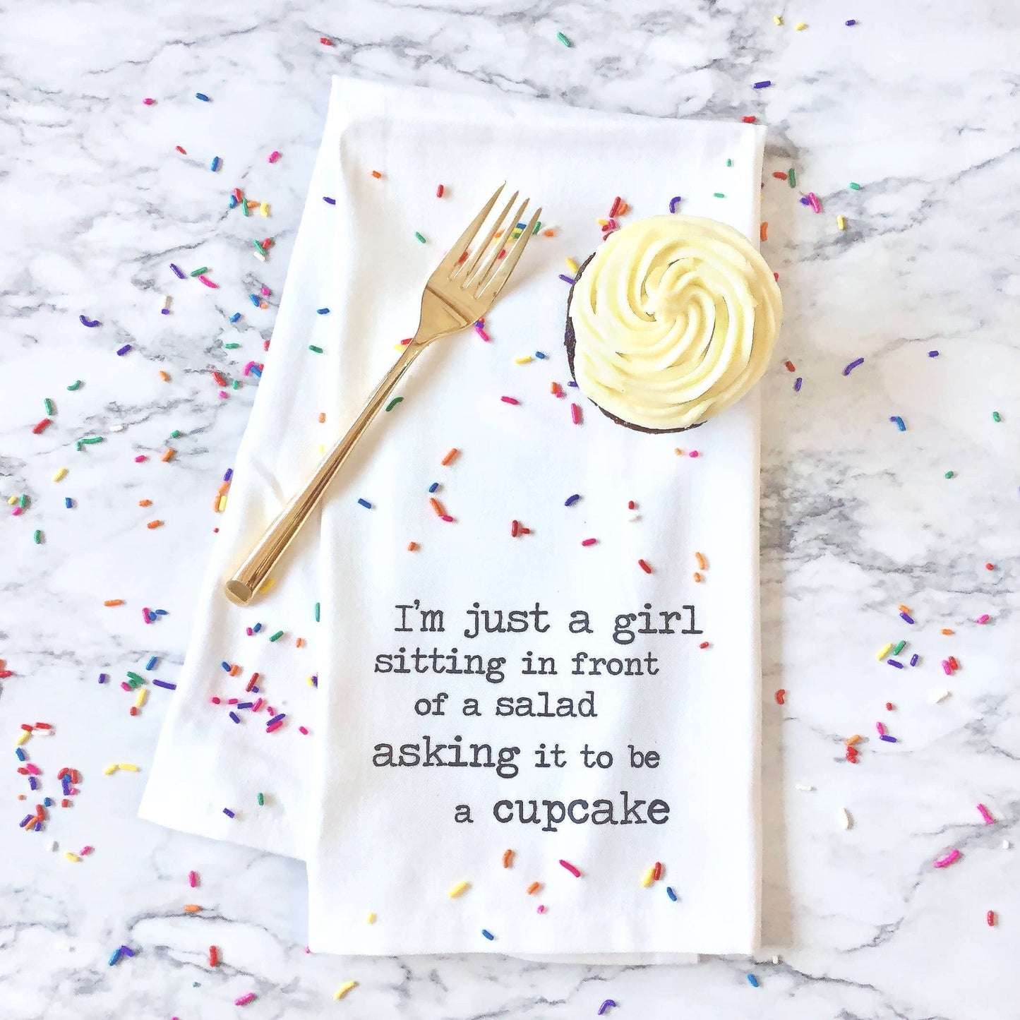 I'm Just A Girl - Tea Towel - Bay-Tique