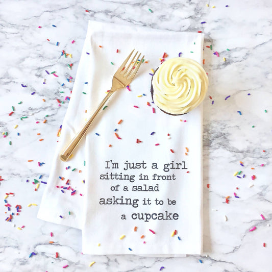 I'm Just A Girl - Tea Towel - Bay-Tique