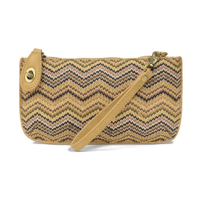 Joy Susan Mini Crossbody Wristlet Clutch Straw