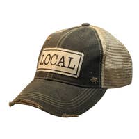 LOCAL Distressed Trucker Cap - Bay-Tique