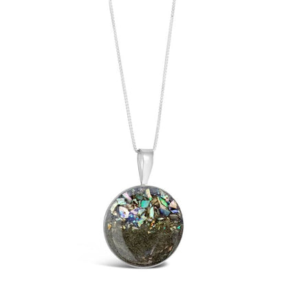 Marina Necklace - Abalone Gradient & Ship Island