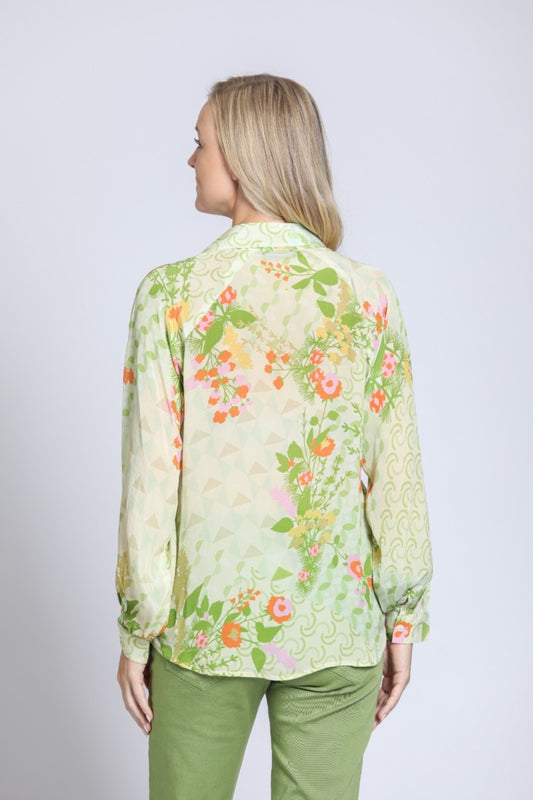 Women's Half-Placket Pullover Blouse
