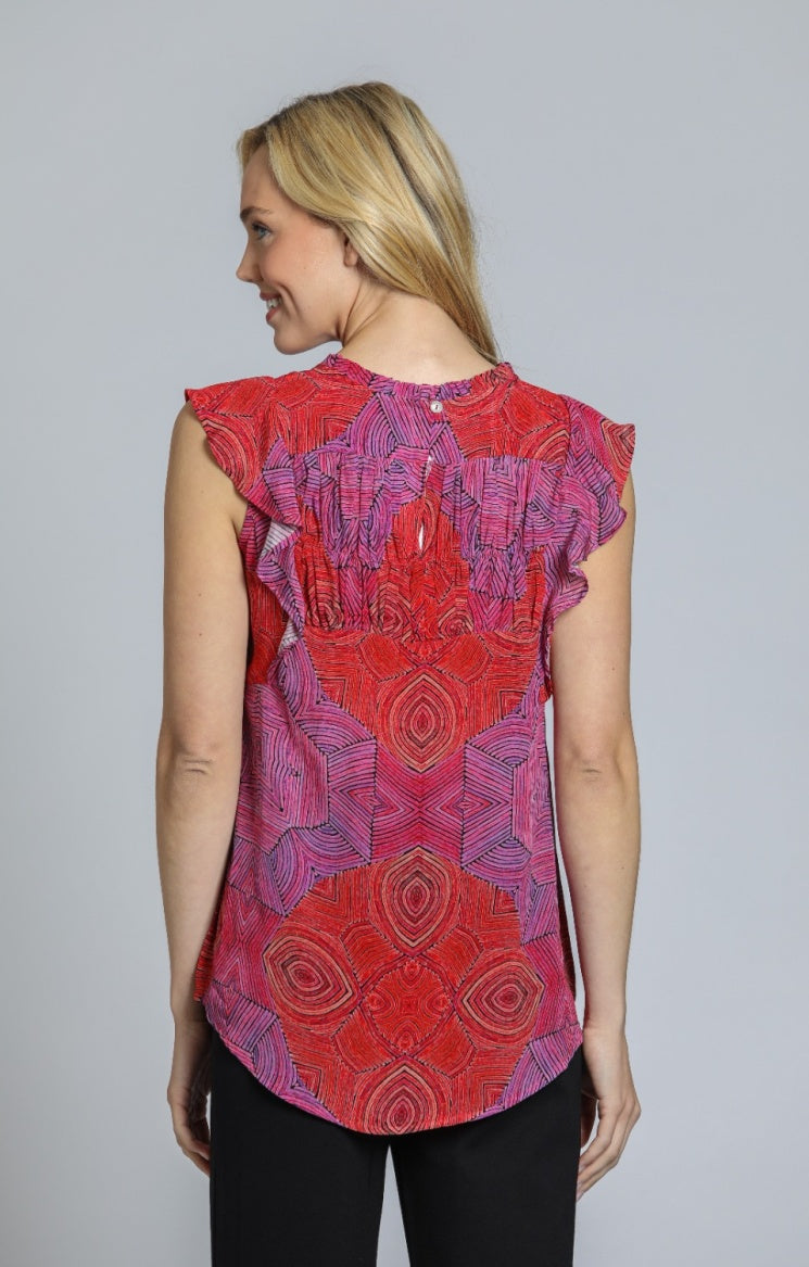 Women's  Flutter Sleeve Top