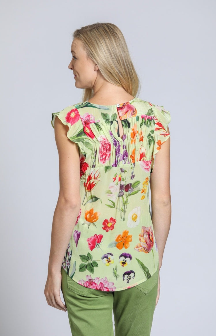 Women's  Flutter Sleeve Top
