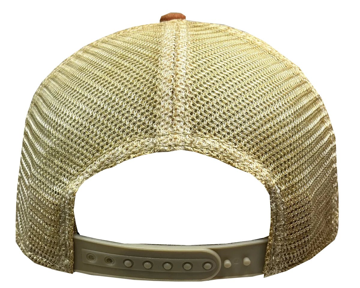 'Warning May Contain Alcohol' distressed trucker ball cap - Bay-Tique