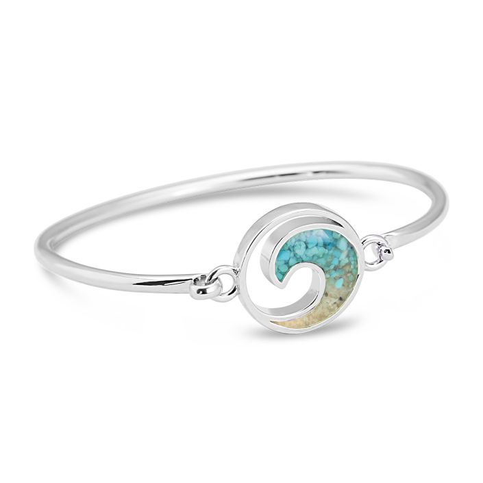 Wave Bracelet - Turquoise Gradient